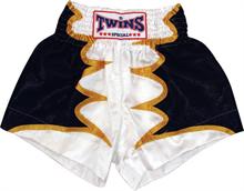 Twins Thai Style Trunks White Bat Wings